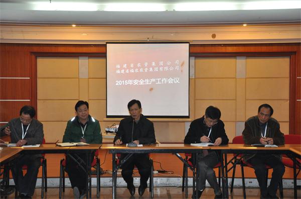 省農資集團、省福農農資集團有限公司召開2015年安全生產工作會議