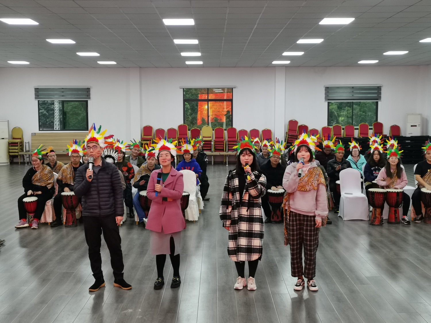 團(tuán)隊樂動  鼓舞飛揚——集團(tuán)公司工會舉辦非洲鼓主題團(tuán)建活動