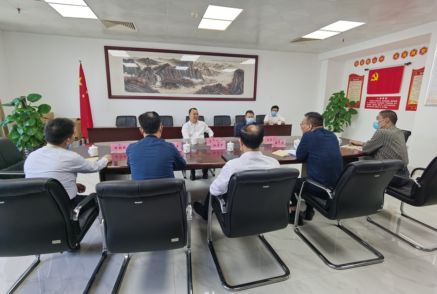 龍巖市副市長廖深洪深入閩西公司調(diào)研指導(dǎo)工作